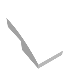 11477.png Dakpan, gebogen 2 x 1 x 2/3
