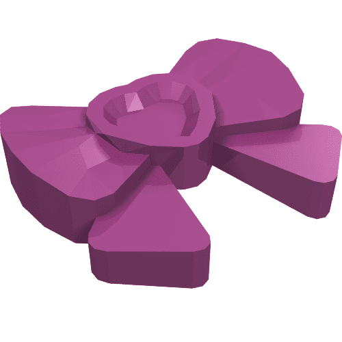 Friends, accessoires haarversiering, strik met hart, lang lint en kleine pin