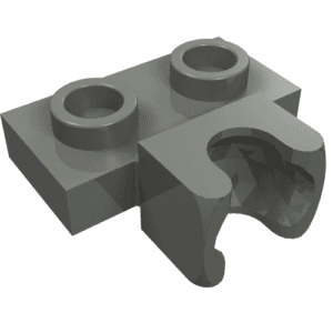 14704.png 14704 - Plate, Modified 1 x 2 with Small Tow Ball Socket on Side