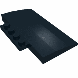 15625.png Dakpan, gebogen 5 x 8 x 2/3 met 4 noppen