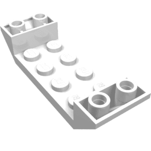 22889.png Dakpan, omgekeerd 45 6 x 2 dubbel met 2 x 4 uitsparing