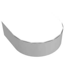 24246.png 24246 - Tile, Round 1 x 1 Half Circle Extended