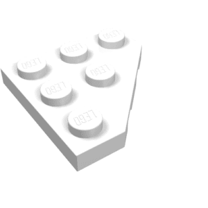 2450.png 2450 - Wedge, Plate 3 x 3 Cut Corner