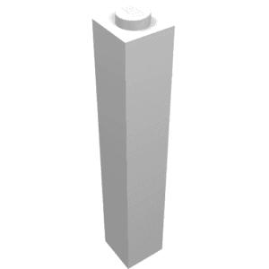 2453b.png 2453b - Brick 1 x 1 x 5 - Solid Stud