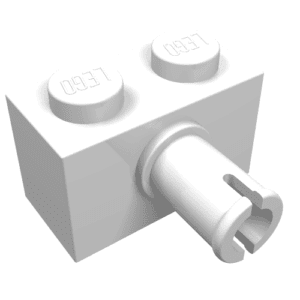 2458.png 2458 - Brick, Modified 1 x 2 with Pin
