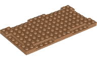 2629 2629 - Brick, Modified 8 x 16 x 2/3 with 1 x 4 Indentations