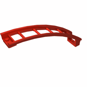 26560.png 26560 - Train, Track Roller Coaster Ramp Large Upper Part, 6 Bricks Elevation