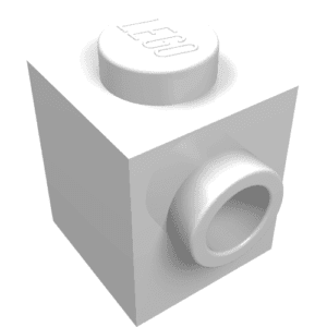 26604.png 26604 - Brick, Modified 1 x 1 with Studs on 2 Sides, Adjacent