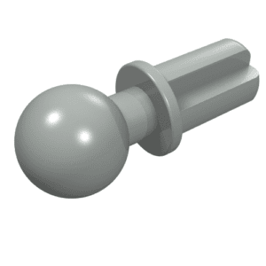 2736.png 2736 - Technic, Axle  1L with Tow Ball
