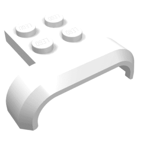 28326.png 28326 - Vehicle, Mudguard 4 x 3 x 1 with Arch Curved
