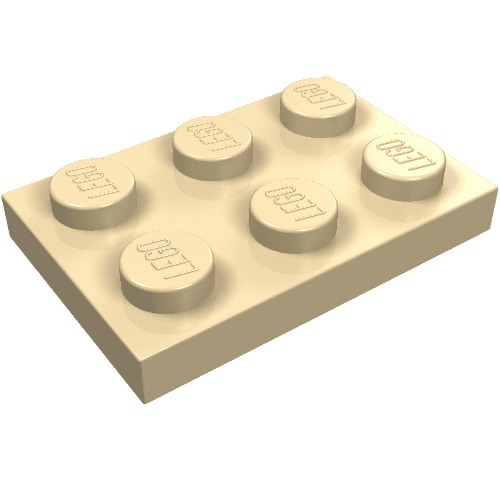 Plaat, 2x3