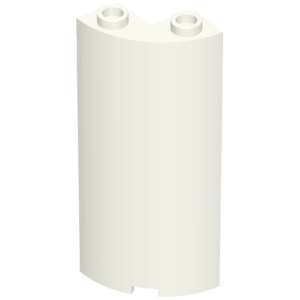 30987.png Cilinder, kwart 2 x 2 x 5 met 1 x 1 uitsparing