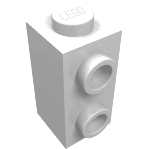 32952.png Steen, aangepast 1x1x1 2/3 met noppen aan de zijkant