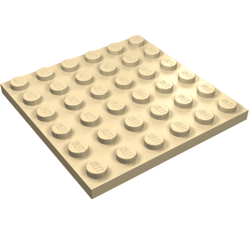 Plaat, 6x6