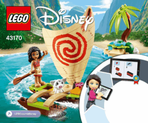 43170-1 Vaiana's oceaanavontuur (bouwinstructies)