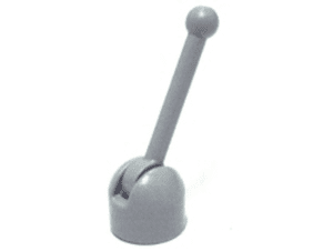 4592c05 Antenne smalle basis met licht blauwachtig grijze hendel (4592 / 4593)