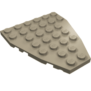 50303.png Wig, plaat 7x6, met inkepingen voor noppen 'boegplaat voor boot' (geprint)
