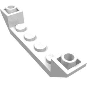 52501.png Dakpan, omgekeerd 45 6 x 1 dubbel met 1 x 4 uitsparing