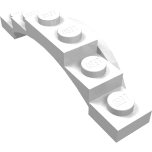 Voertuig, spatbord 1 1/2x6x1 met boog