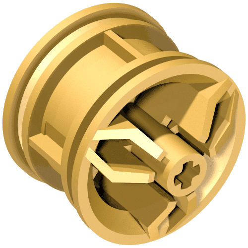 Wiel 30,4 mm D. x 20 mm met asgat, motorfiets