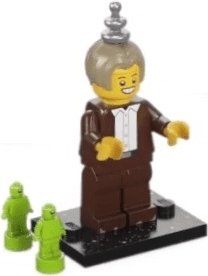 col26-2 Minifiguur - Bedrieger, serie 26 (complete set met standaard en accessoires)