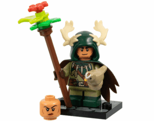 coldnd-5 Minifiguur - Halfling Druid, Dungeons & Dragons (complete set met standaard en accessoires)