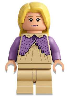 hp347 Minifiguur - Loena Leeflang, zandkleurige jurk