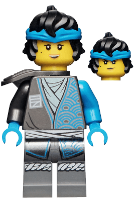 njo0743 Minifiguur - Nya - Core, haar, schouderstuk