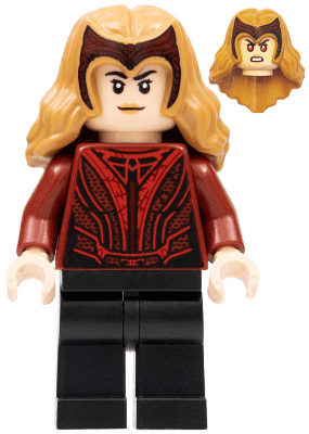 sh0831 sh0831 - The Scarlet Witch (Wanda Maximoff) - Plain Legs, Medium Nougat Hair with Tiara