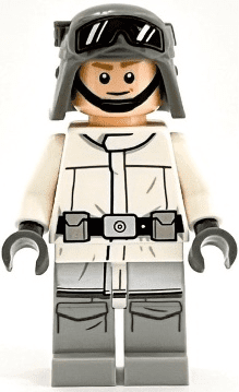 sw1183 sw1183 - Imperial AT-ST Driver, Hoth - Helmet with Molded Goggles, White Jacket