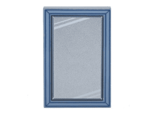 26603pb213 26603pb213 - Tile 2 x 3 with Silver Mirror, White Reflection Lines, and Dark Blue Frame Pattern