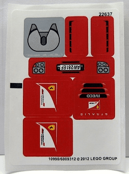 30191stk01 30191stk01 - Sticker Sheet for Set 30191 - (10990/6009312)