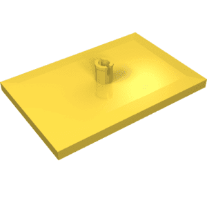 4025.png 4025 - Train Bogie Plate (Tile, Modified 6 x 4 with 5mm Pin)