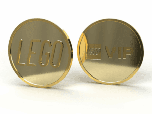 5006470 Munt, LEGO VIP logo
