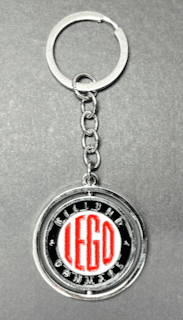 5007093 5007093 - VIP 1950 LEGO Logo Spinning Key Chain